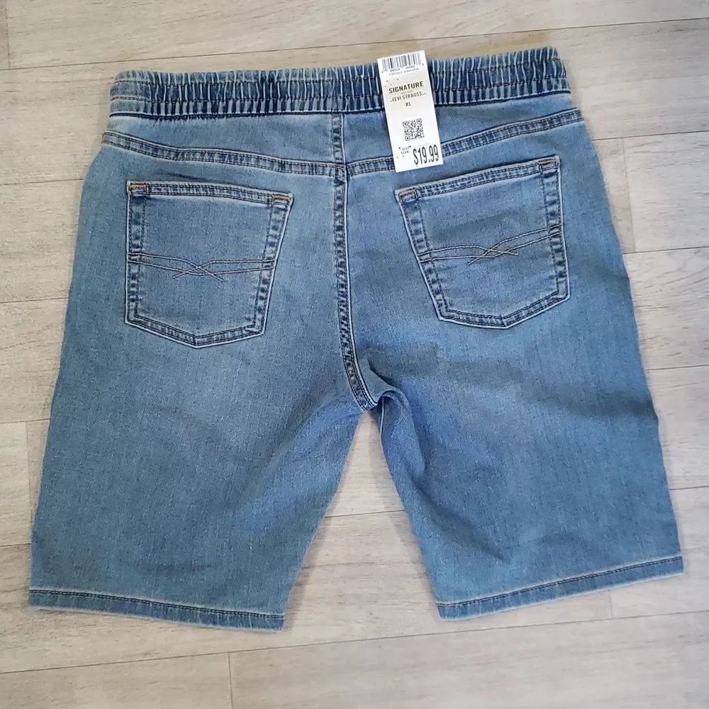 NWT Boys Signature Levi's GOLD Pull-On Shorts Sz XL